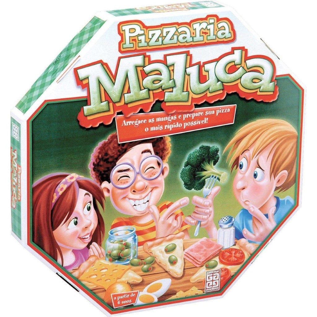 Jogo de Tabuleiro Infantil - Pizzaria Maluca - Grow