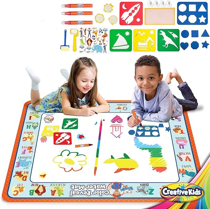 Tapete Aquarela Creativakids - Desenhos Mágicos! + Kit de brinde (PROMOÇÃO EXCLUSIVA)