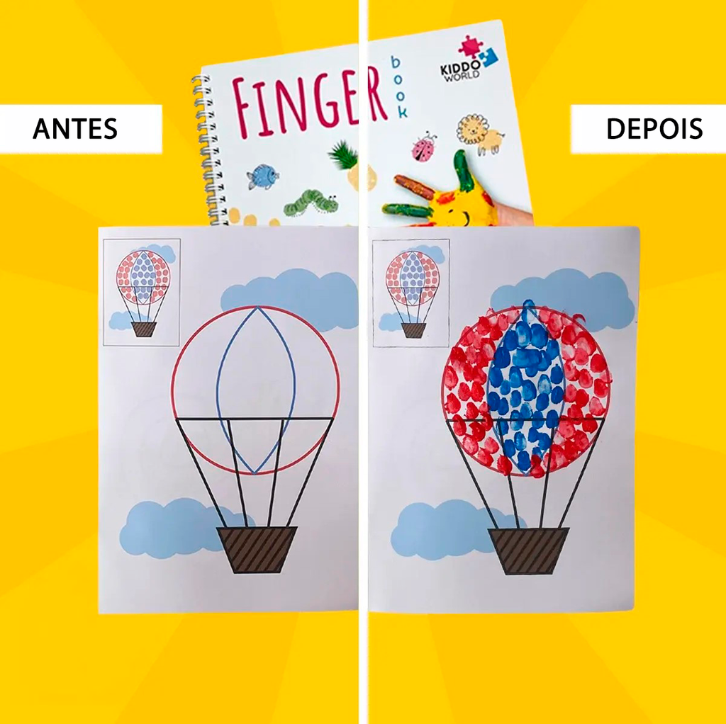 Livro de colorir Montessori + Bloco de pintura de brinde (PROMOÇÃO EXCLUSIVA)