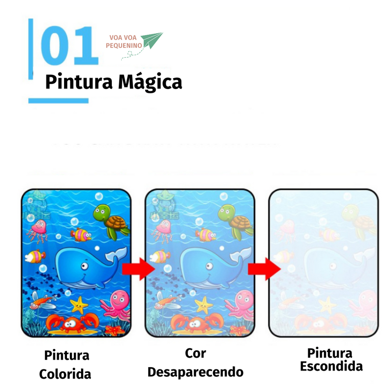 Livro Mágico Pinta e Apaga