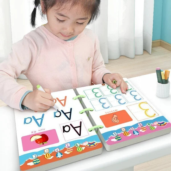 Caderno Montessori Ofertkids - Treina a Coordenação Motora e Desperta a Imaginação da Criança + EBOOK DE COLORIR