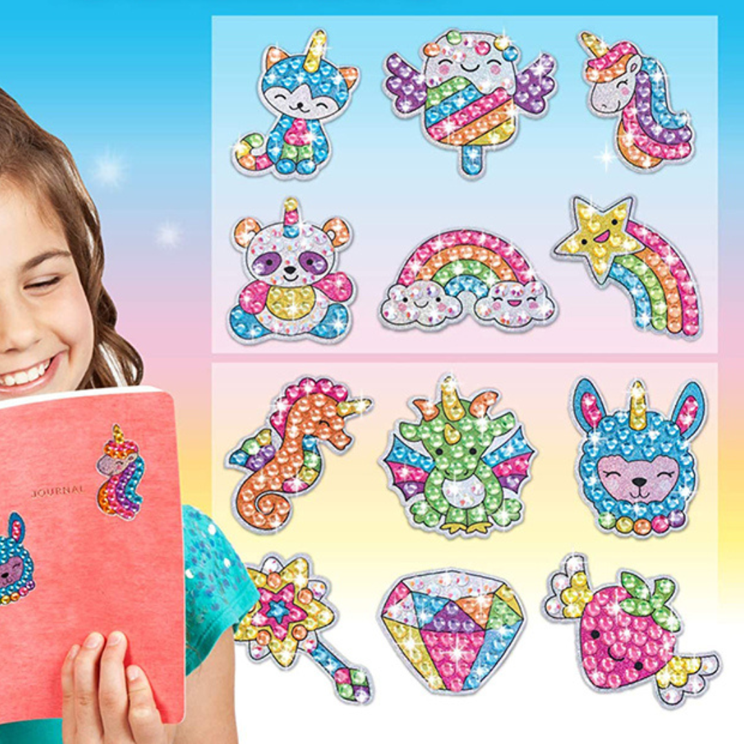 Kit Pintura Infantil de Diamante 5D - Adesivos