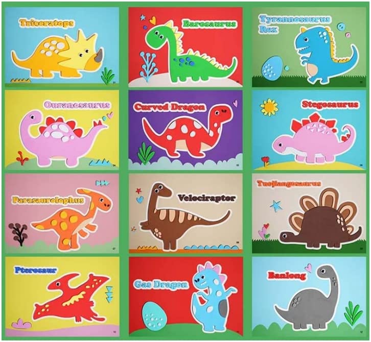 Quebra-cabeças de adesivos 3D Ofertkids - (12 Folhas Personalizáveis)