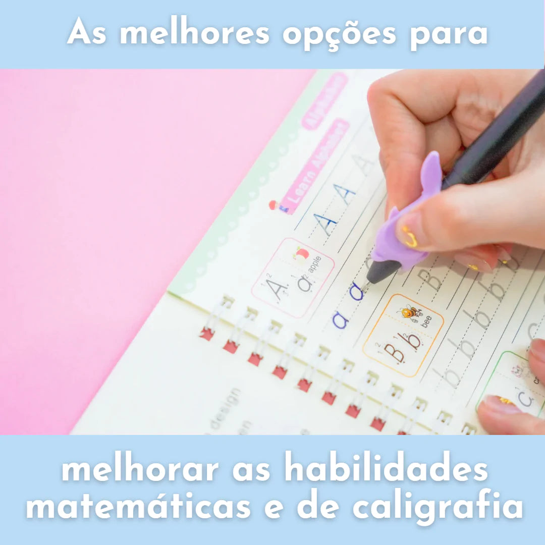 Caderno Mágico Educakids - Desenvolve as habilidades de escrita e coordenação -(PROMOÇÃO SOMENTE HOJE)