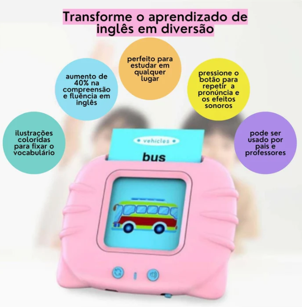 Card Kids Bilingue - O Brinquedo para Aprender Inglês