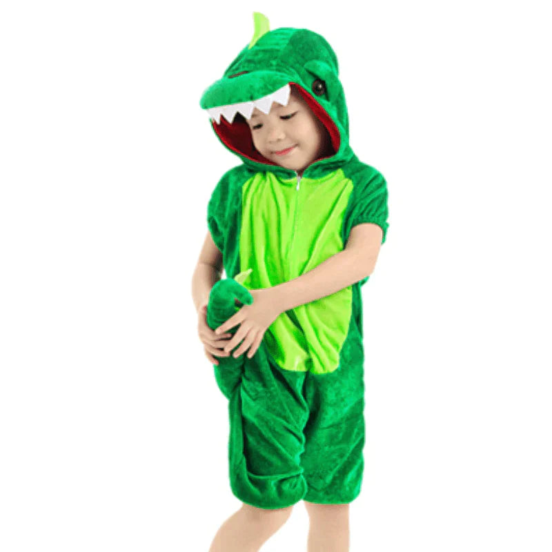 Fantasia de Dinossauro Infantil Verde