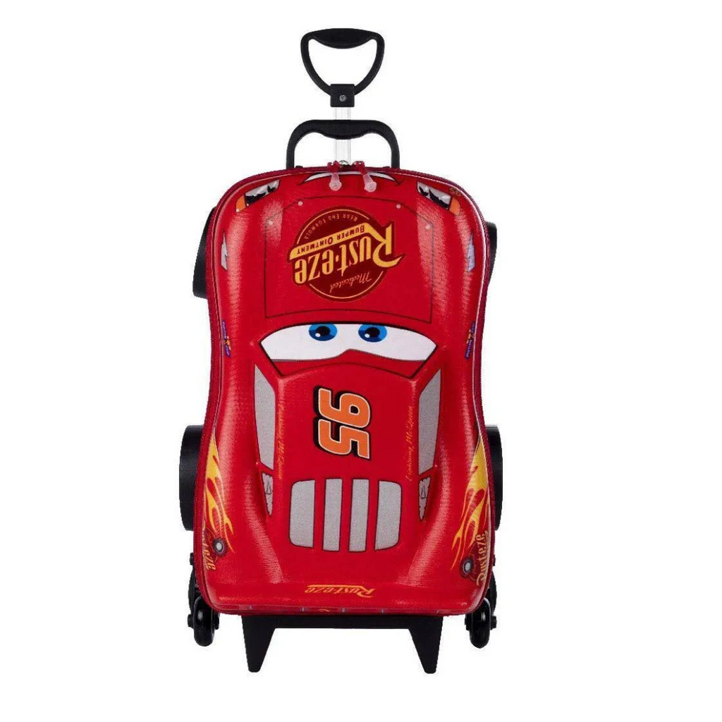 Mochila 3d De Rodinha Carros Relâmpago Mcqueen - OfertKids