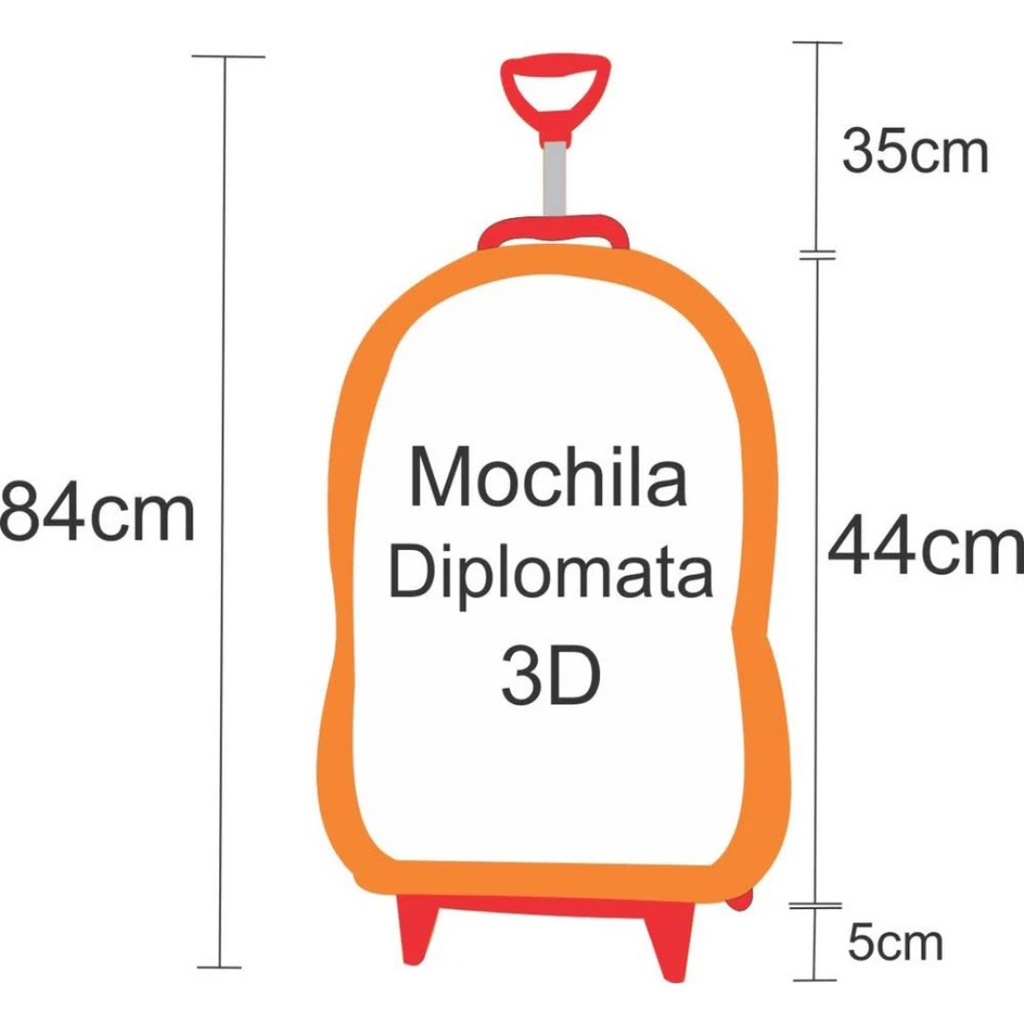 Mochila 3d De Rodinha Carros Relâmpago Mcqueen - OfertKids