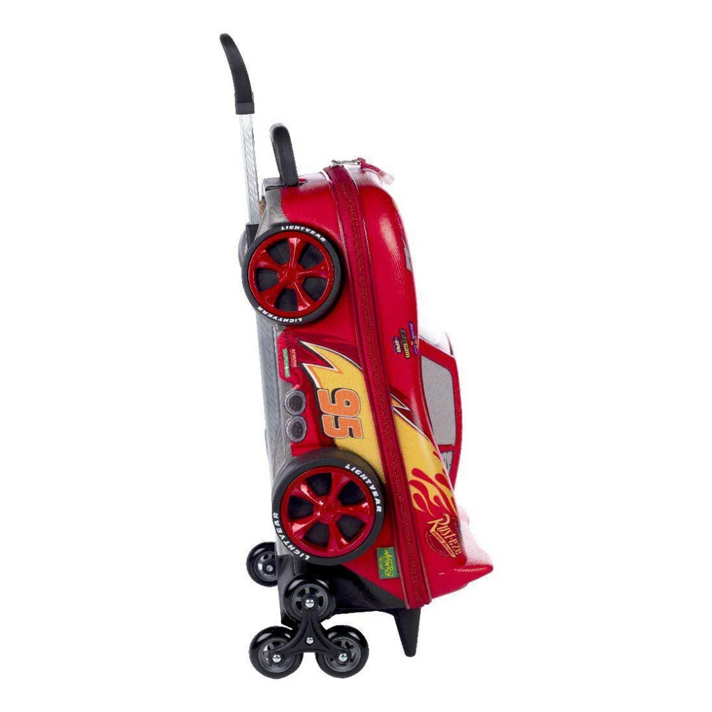 Mochila 3d De Rodinha Carros Relâmpago Mcqueen - OfertKids