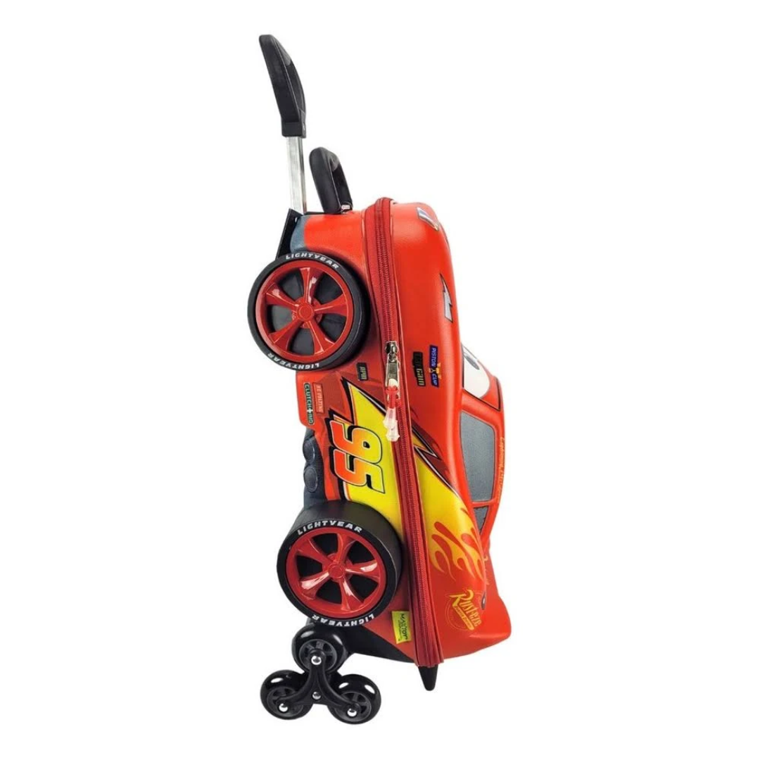 Mochila 3d De Rodinha Carros Relâmpago Mcqueen - OfertKids