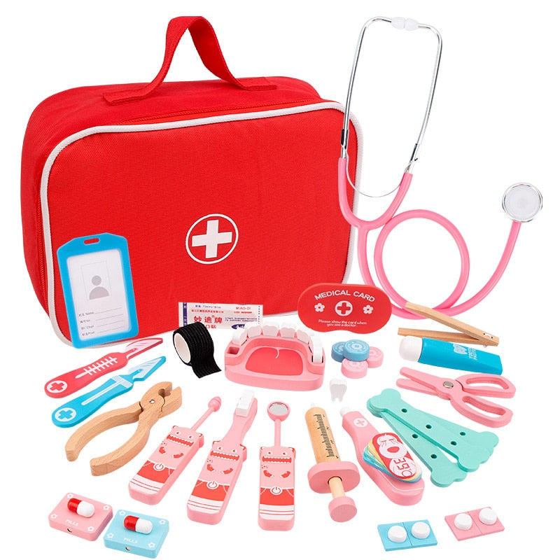 Kit Médico Infantil - Brinquedo Montessori