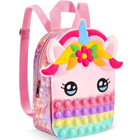 Mochila Escolar Infantil Unicórnio