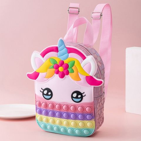 Mochila Escolar Infantil Unicórnio