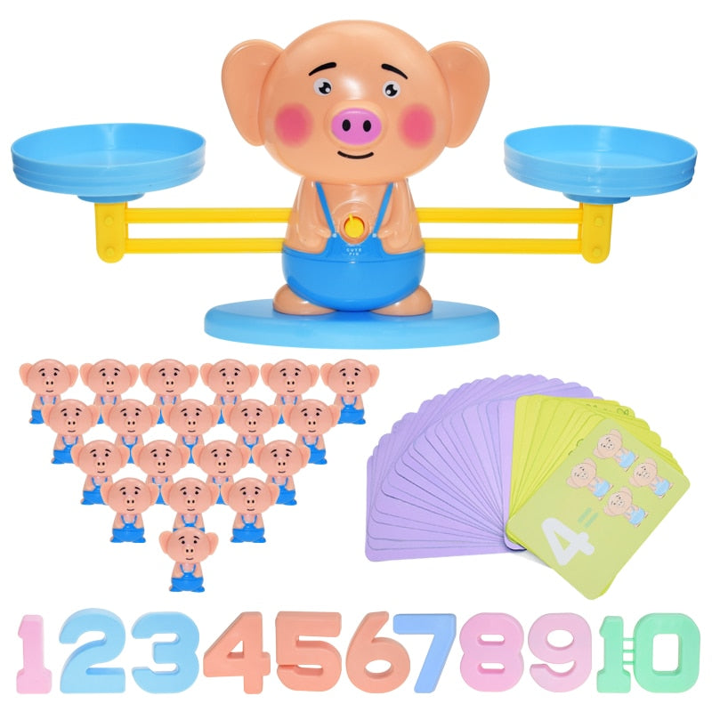 Brinquedo Educativo Montessori - Balança Matemática®