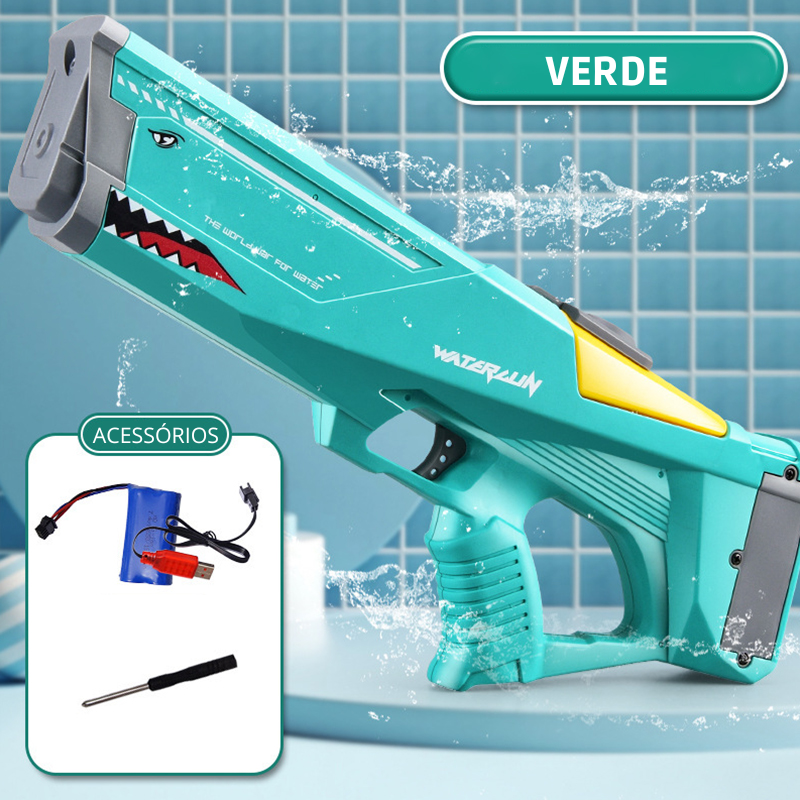Pistola de Água Elétrica Tubarão de Alta Pressão