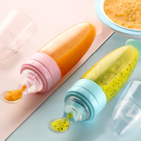 Mamadeira de Papinha Baby Ofertkids - Alimente Seu bebê sem sujeira e sem esforço + BRINDE EXCLUSIVO